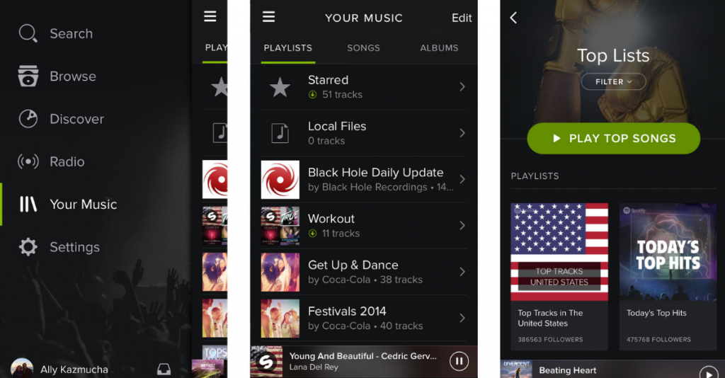 Spotify Premium Features On App